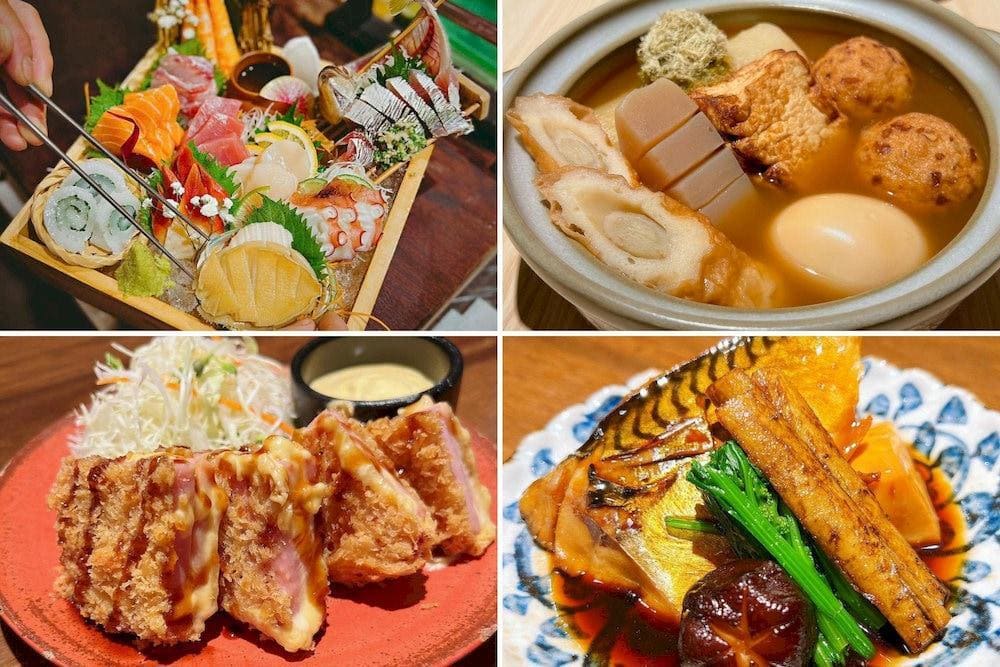 Ebisu serves a variety of traditional Japanese dishes like sashimi, oden, etc (Source: Fanpage EBISU うどんと寿司 DISTRICT 1)